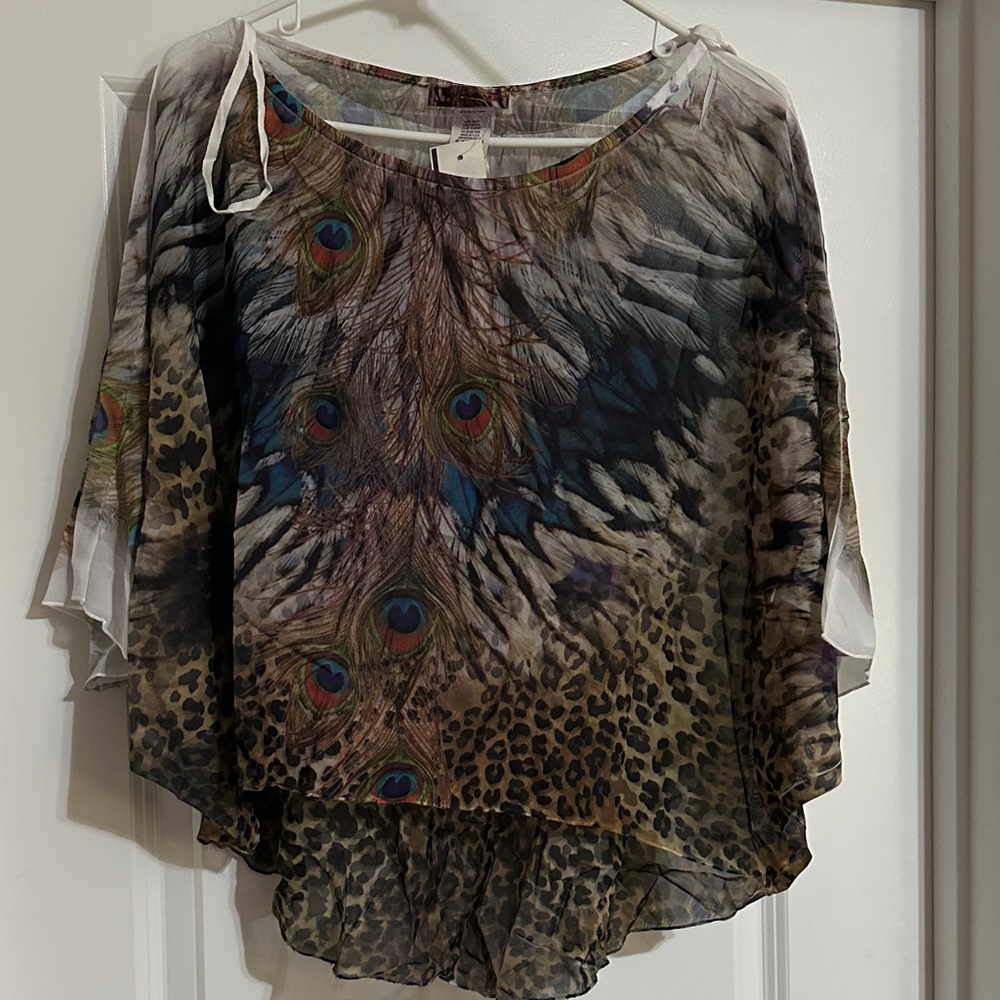 Body Central Sheer Women's Top - Size M